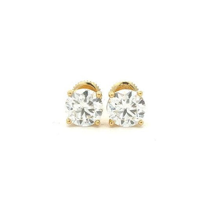 STMEM-19 Moissanite Stone Earrings 7mm